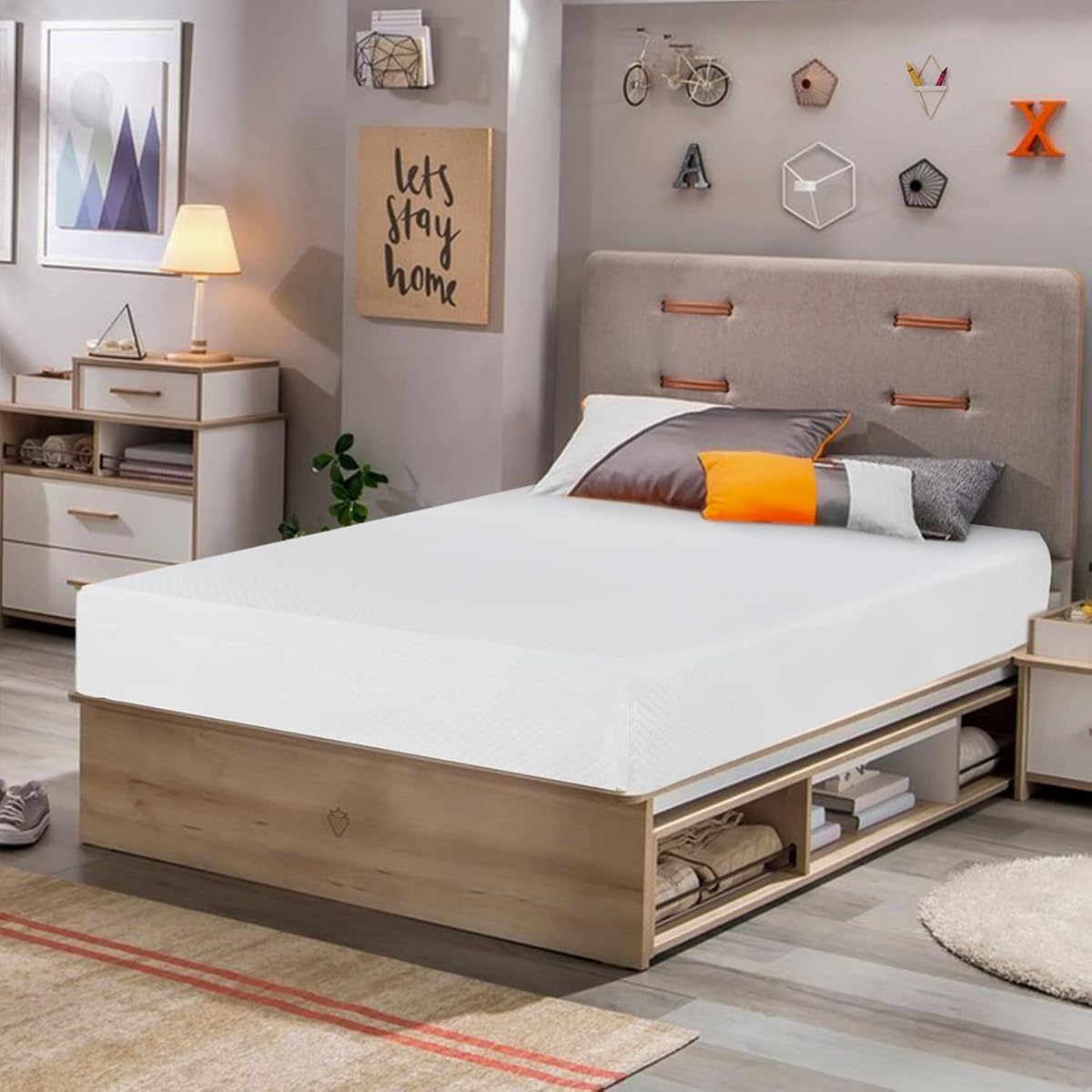 FDW 8″ Gel Foam Mattress · Twin