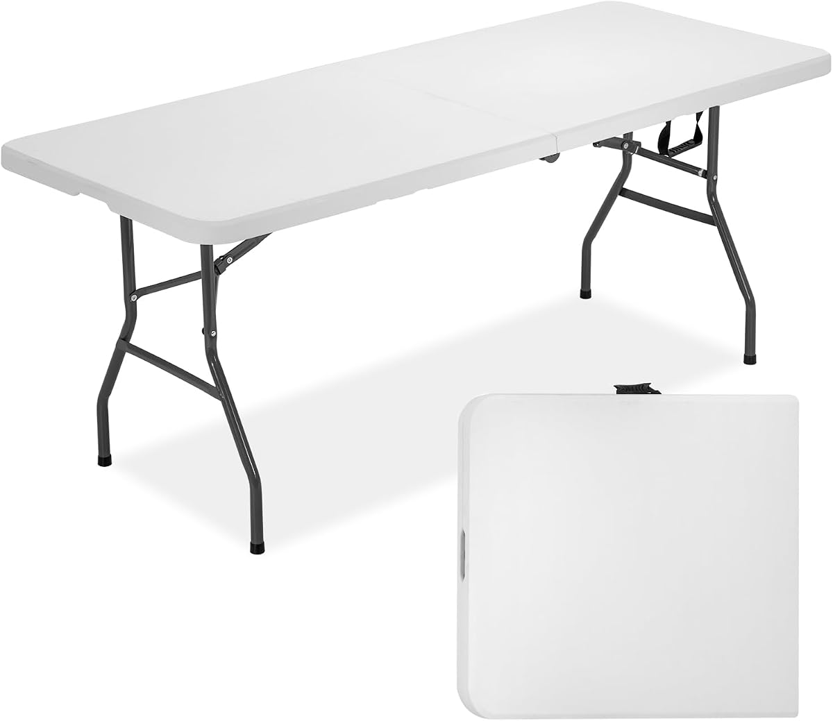 FDW 6 ft Outdoor Folding Table